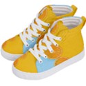 Orange, Slices, Fruit, Citrus Kids  Hi-Top Skate Sneakers View2