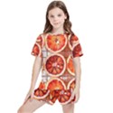 Peorange, Fruit, Citrus Kids  T-Shirt And Sports Shorts Set View1