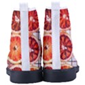 Peorange, Fruit, Citrus Men s High-Top Canvas Sneakers View4