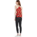 Strawberry Texture, Macro, Ripe Strawberry Flowy Camisole Tank Top View2