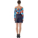Watermelons, Fruits Long Sleeve Off Shoulder Crop Top View2