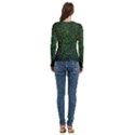 Grass Nature Meadow Women s Cut Out Long Sleeve T-Shirt View4