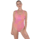 Geometric Pink Ocean  Bring Sexy Back Swimsuit View1