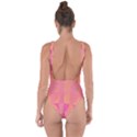 Geometric Pink Ocean  Bring Sexy Back Swimsuit View2