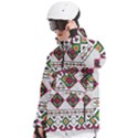 Ukrainian Folk Seamless Pattern Ethnic Ornament Border Element Traditional Men s Pullover Zip Ski and Snowboard Waterproof Breathable Jacket View2