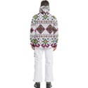 Ukrainian Folk Seamless Pattern Ethnic Ornament Border Element Traditional Men s Pullover Zip Ski and Snowboard Waterproof Breathable Jacket View4