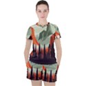Mountains Women s T-Shirt and Shorts Set View1