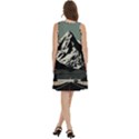 Mountains Round Neck Sleeve Casual Dress With Pockets View4