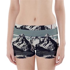 Mountains Boyleg Bikini Wrap Bottoms