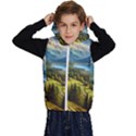 Forest Landscape Nature Trees Kids  Stylish Hooded Puffer Vest View1