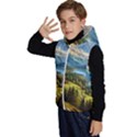 Forest Landscape Nature Trees Kids  Stylish Hooded Puffer Vest View2