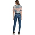 Artwork Painting Sculpture Nature Women s Round Neck Short Sleeve Crop Top View4