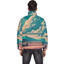 Mountains Countryside Agriculture Men s Puffer Bubble Jacket Coat View4