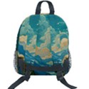 Mountains Rural Countryside Sky Kids  Age 5-10 Lightweight School Backpack with Side Pockets View2