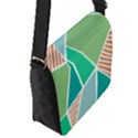 Geometric Colors  pool Flap Closure Messenger Bag (S) View2
