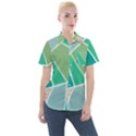 Geometric Colors  pool Women s Short Sleeve Pocket Shirt View1