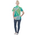 Geometric Colors  pool Women s Short Sleeve Pocket Shirt View2