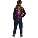 Star Colorful Christmas Abstract Kids  Stylish Hooded Puffer Vest View4