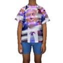 Donald Trump Flag Kids  Short Sleeve Swimwear View1