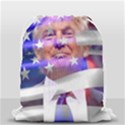 Donald Trump Flag Drawstring Bag (Small) View2