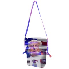 Donald Trump Flag Folding Shoulder Bag
