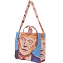 Orange Donald Trump Square Shoulder Tote Bag View1