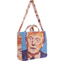 Orange Donald Trump Square Shoulder Tote Bag View2