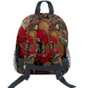 Christmas Art 01 Kids  Age 5-10 Lightweight School Backpack with Side Pockets View2