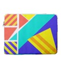 Geometric  Design 04 15  Vertical Laptop Sleeve Case With Pocket View1