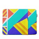 Geometric  Design 04 15  Vertical Laptop Sleeve Case With Pocket View2