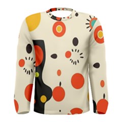 Geometric Design Men s Long Sleeve T-shirt