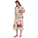 Geometric Design Women s Cotton Short Sleeve Nightgown View2