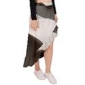 Geometric Design o6 Asymmetrical Ruffle Hem Skirt  View3