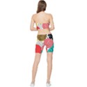 Geometric Design 07 Stretch Shorts and Tube Top Set View2