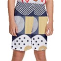 Geometric Design 10 Kids  Basketball Shorts View1