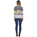 Geometric Design 10 Women s One-Button 3/4 Sleeve Short Jacket View4