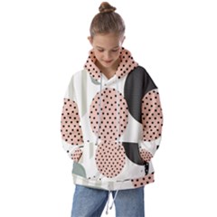 Geometric Design 12 Kids  Oversized Hoodie