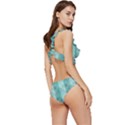 Geometric Design 14 Low Cut Ruffle Edge Bikini Set View3
