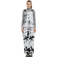 Inksplats Women s Side Zip Front Pouch Ski And Snowboard Bib Pants	