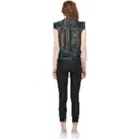 Forest Jungle Trees Tropics Frill Detail Shirt View2