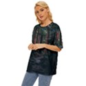 Forest Jungle Trees Tropics Oversized Basic T-Shirt View2