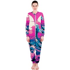 Waves Mountains Sky Onepiece Jumpsuit (ladies)