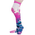 Waves Mountains Sky Thigh High Stockings View3