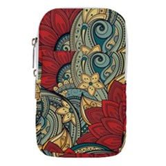 Pattern Shape Colorful Flower Leaves Waist Pouch (small)