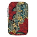 Pattern Shape Colorful Flower Leaves Waist Pouch (Small) View1