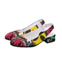 Funky Alien Pattern Abstract Colourful Drawing Women s Classic Slingback Heels View2