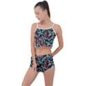 Leaves Pattern Patterns Colorful Summer Cropped Co-Ord Set View1