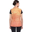 Abstract Texture Of Colorful Bright Pattern Of Transparent Leaves Of Orange And Yellow Color Women s Puffer Vest View2