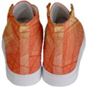 Abstract Texture Of Colorful Bright Pattern Of Transparent Leaves Of Orange And Yellow Color Kids  Hi-Top Skate Sneakers View4
