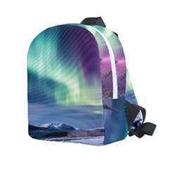 Northern Lights Aurora Night Nature Kids  Age 2-4 Lightweight Preschool Backpack